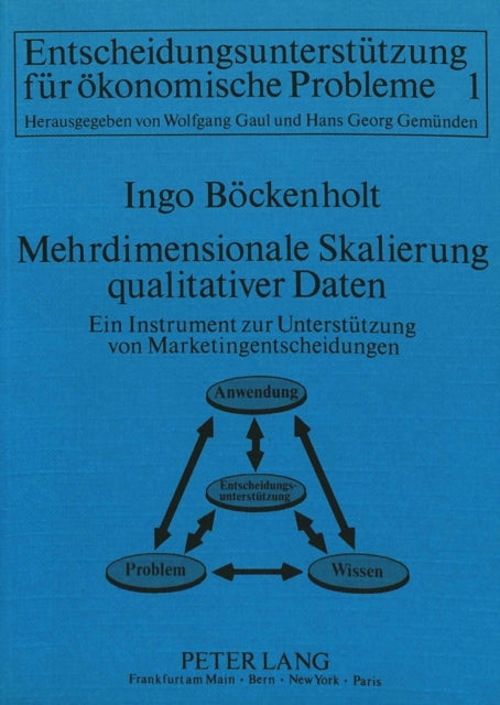 Book cover of: Mehrdimensionale Skalierung qualitativer Daten