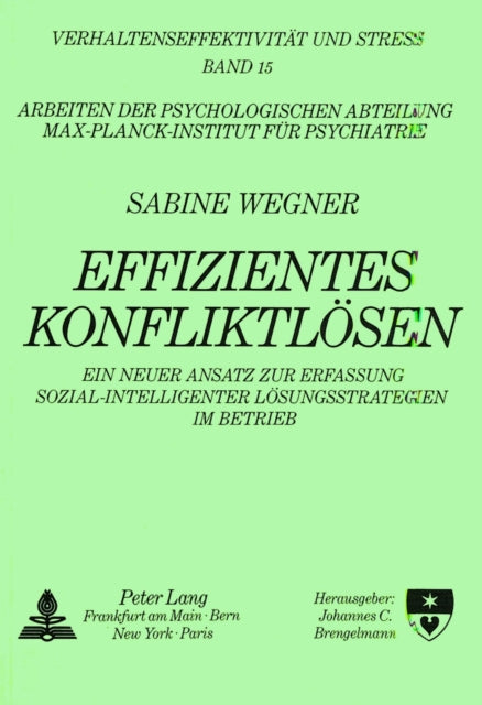 Book cover of: Effizientes Konfliktloesen
