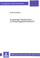 Book cover of: Einstweiliger Rechtsschutz im Personengesellschaftsrecht