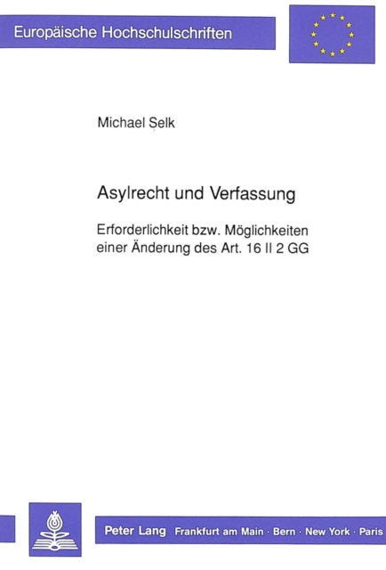 Book cover of: Asylrecht und Verfassung