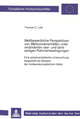 Book cover of: Wettbewerbliche Perspektiven von Weltcontainerhaefen unter  veraenderten see- und landseitigen Rahmenbedingungen