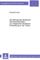 Book cover of: Der Beitrag der laendlichen Genossenschaften zur integrierten laendlichen Entwicklung in der Tuerkei