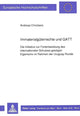 Book cover of: Immaterialgueterrechte und GATT