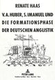 Book cover of: V.A. Huber, S. Imanuel und die Formationsphase der deutschen Anglistik