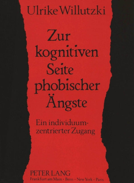 Book cover of: Zur kognitiven Seite phobischer Aengste