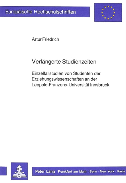 Book cover of: Verlaengerte Studienzeiten