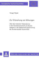 Book cover of: Zur Erforschung von Wirkungen