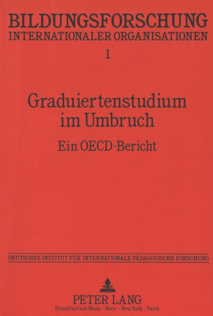 Book cover of: Graduiertenstudium Im Umbruch. By: Wolfgang Mitter