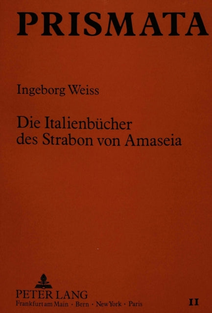 Book cover of: Die Italienbuecher des Strabon von Amaseia