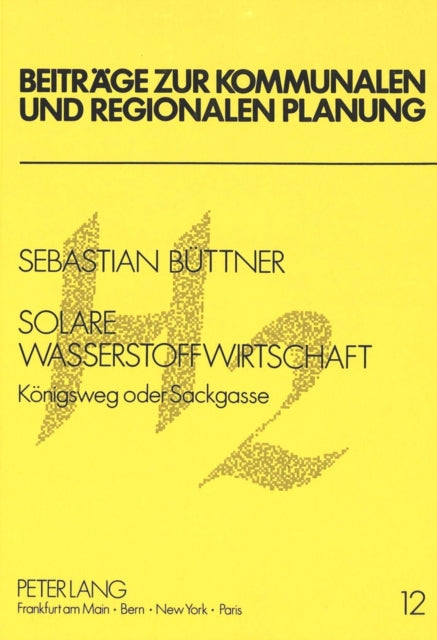 Book cover of: Solare Wasserstoffwirtschaft