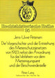Book cover of: Die Vorgeschichte und die Entstehung des Mieterschutzgesetzes von 1923 nebst der Anordnung fuer das Verfahren vor dem Mieteinigungsamt und der Beschwerdestelle