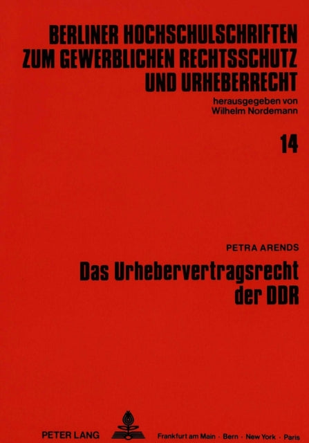 Book cover of: Das Urhebervertragsrecht der DDR