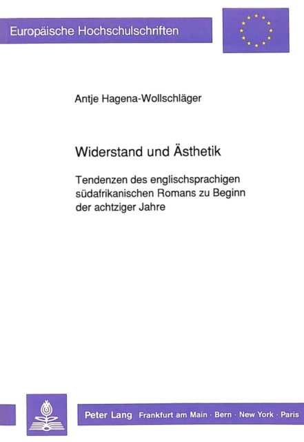 Book cover of: Widerstand und Aesthetik