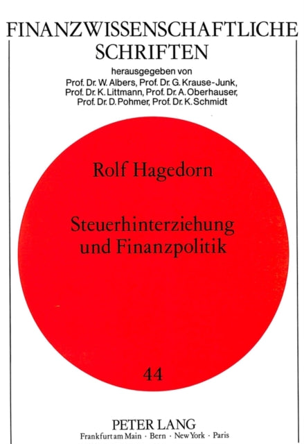 Book cover of: Steuerhinterziehung und Finanzpolitik