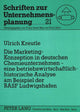Book cover of: Die Marketing-Konzeption in deutschen Chemieunternehmen - eine betriebswirtschaftlich-historische Analyse am Beispiel der BASF Ludwigshafen