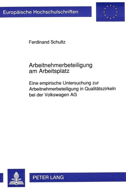 Book cover of: Arbeitnehmerbeteiligung am Arbeitsplatz