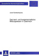 Book cover of: Das land- und forstwirtschaftliche Bildungswesen in Oesterreich