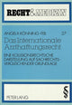 Book cover of: Das Internationale Arzthaftungsrecht