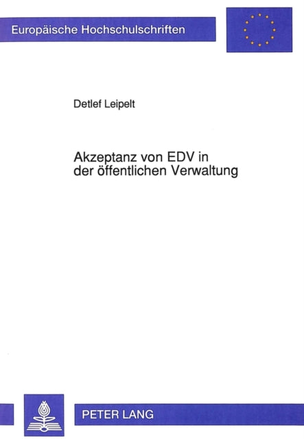 Book cover of: Akzeptanz von EDV in der oeffentlichen Verwaltung