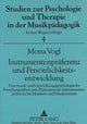 Book cover of: Instrumentenpraeferenz und Persoenlichkeitsentwicklung