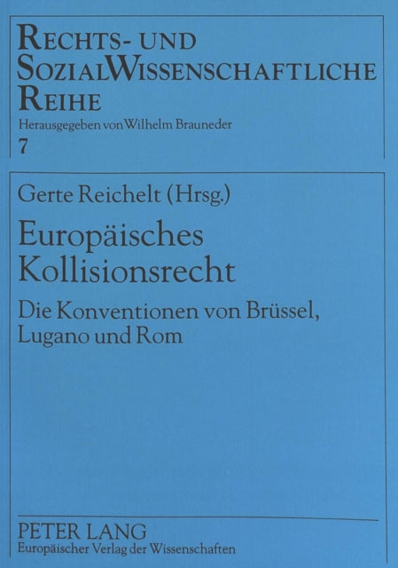 Book cover of: Europaeisches Kollisionsrecht