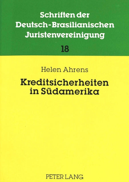 Book cover of: Kreditsicherheiten in Suedamerika