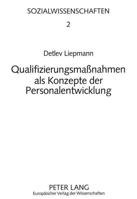 Book cover of: Qualifizierungsmaßnahmen ALS Konzepte Der Personalentwicklung