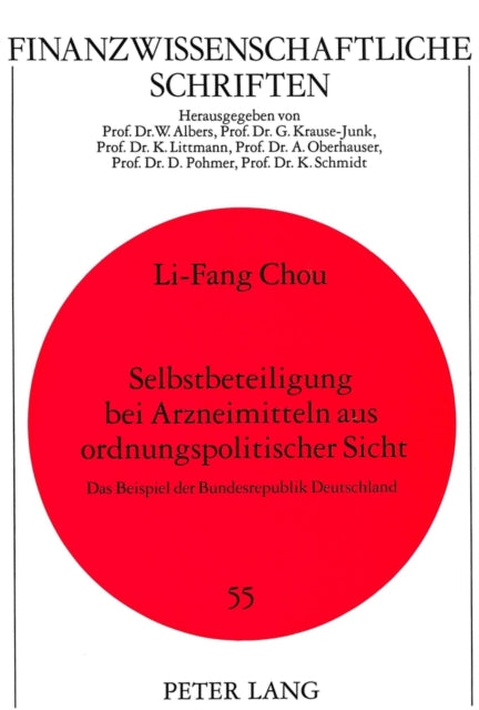 Book cover of: Selbstbeteiligung bei Arzneimitteln aus ordnungspolitischer Sicht