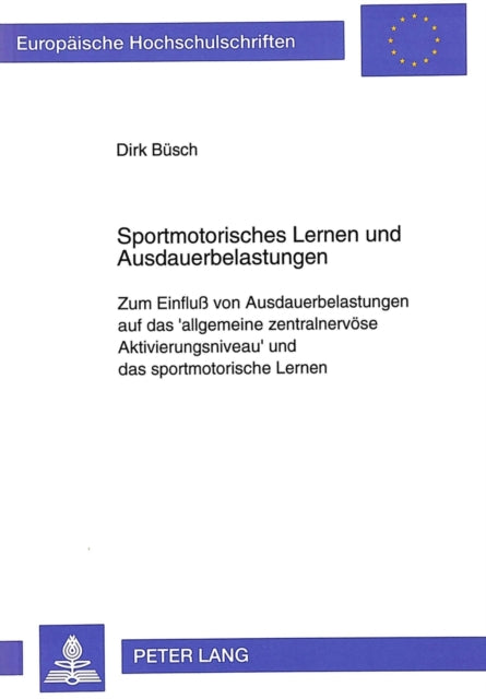 Book cover of: Sportmotorisches Lernen Und Ausdauerbelastungen