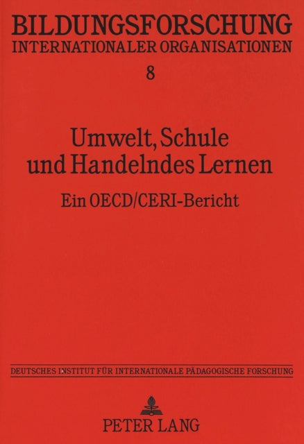 Book cover of: Umwelt, Schule und Handelndes Lernen. By: Wolfgang Mitter