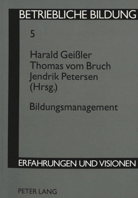 Book cover of: Bildungsmanagement