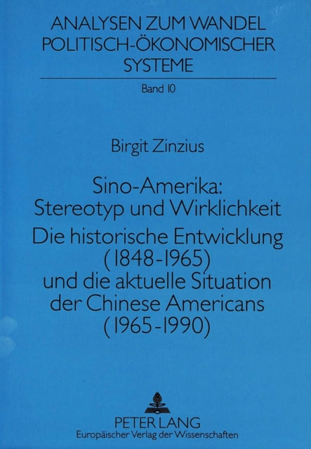 Book cover of: Sino-Amerika: Stereotyp und Wirklichkeit