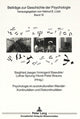 Book cover of: Psychologie im soziokulturellen Wandel -- Kontinuitaeten und Diskontinuitaeten