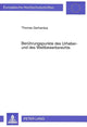 Book cover of: Beruehrungspunkte des Urheber- und des Wettbewerbsrechts