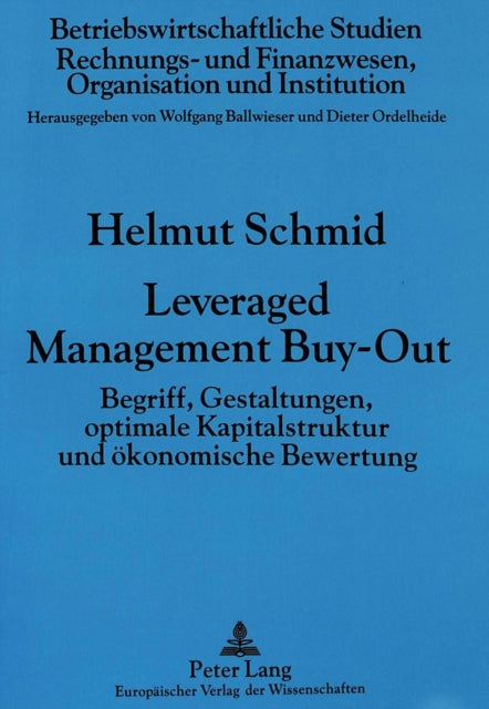 Book cover of: Leveraged Management Buy-Out