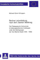 Book cover of: Berliner Lehrerbildung nach dem Zweiten Weltkrieg