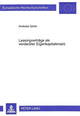 Book cover of: Leasingvertraege als verdeckter Eigenkapitalersatz
