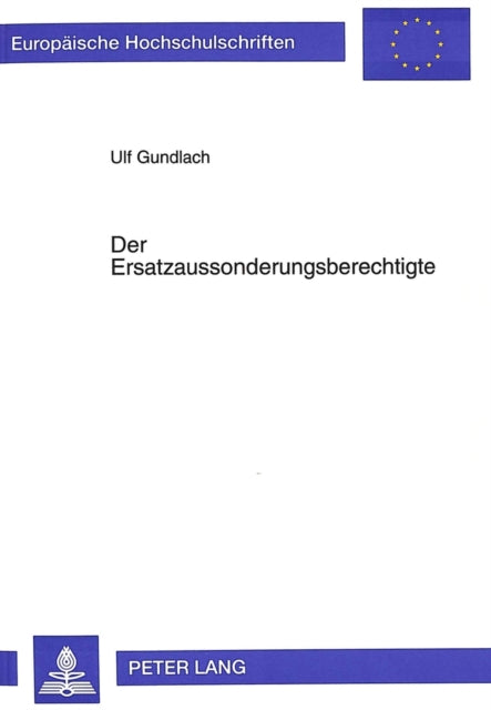Book cover of: Der Ersatzaussonderungsberechtigte