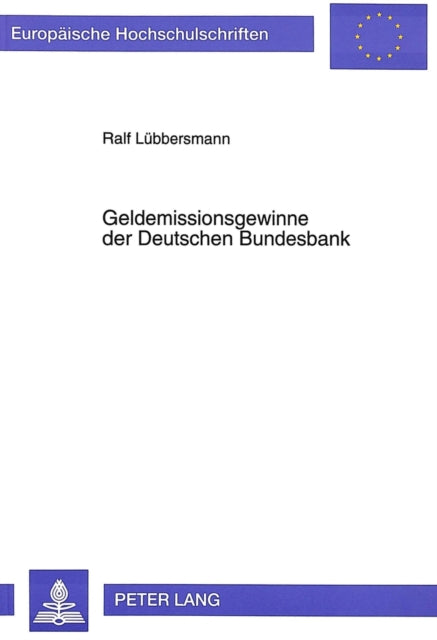 Book cover of: Geldemissionsgewinne der Deutschen Bundesbank