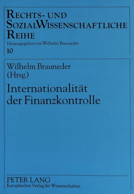 Book cover of: Internationalitaet der Finanzkontrolle