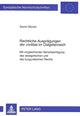 Book cover of: Rechtliche Auspraegungen der «civilitas» im Ostgotenreich