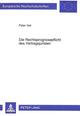 Book cover of: Die Rechtsprognosepflicht des Vertragsjuristen