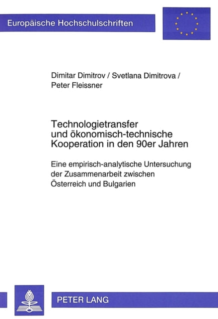 Book cover of: Technologietransfer und oekonomisch-technische Kooperation in den 90er Jahren