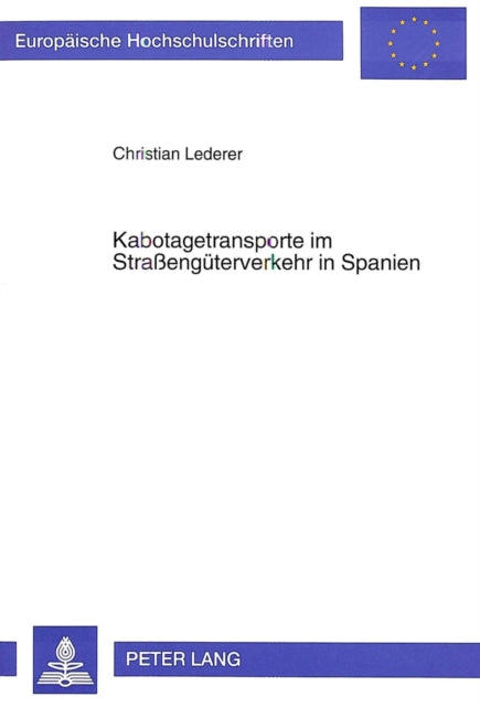 Book cover of: Kabotagetransporte im Straengueterverkehr in Spanien