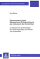 Book cover of: Systementwurf einer Management-Erfolgsrechnung als Instrument des Controlling