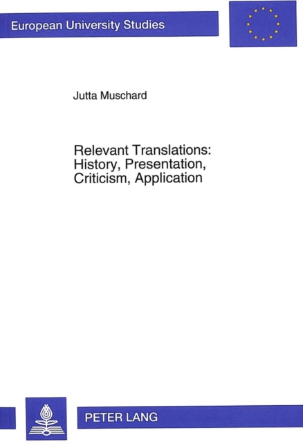 Book cover of: Relevant Translations