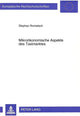 Book cover of: Mikrooekonomische Aspekte des Taximarktes