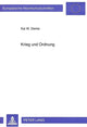 Book cover of: Krieg und Ordnung