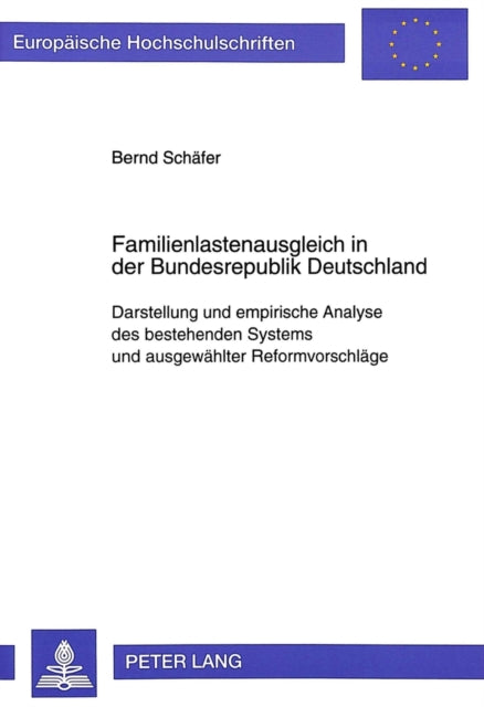 Book cover of: Familienlastenausgleich in der Bundesrepublik Deutschland