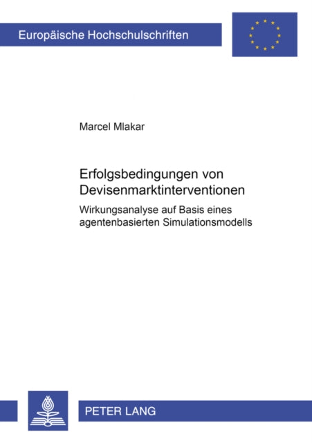 Book cover of: Erfolgsbedingungen Von Devisenmarktinterventionen